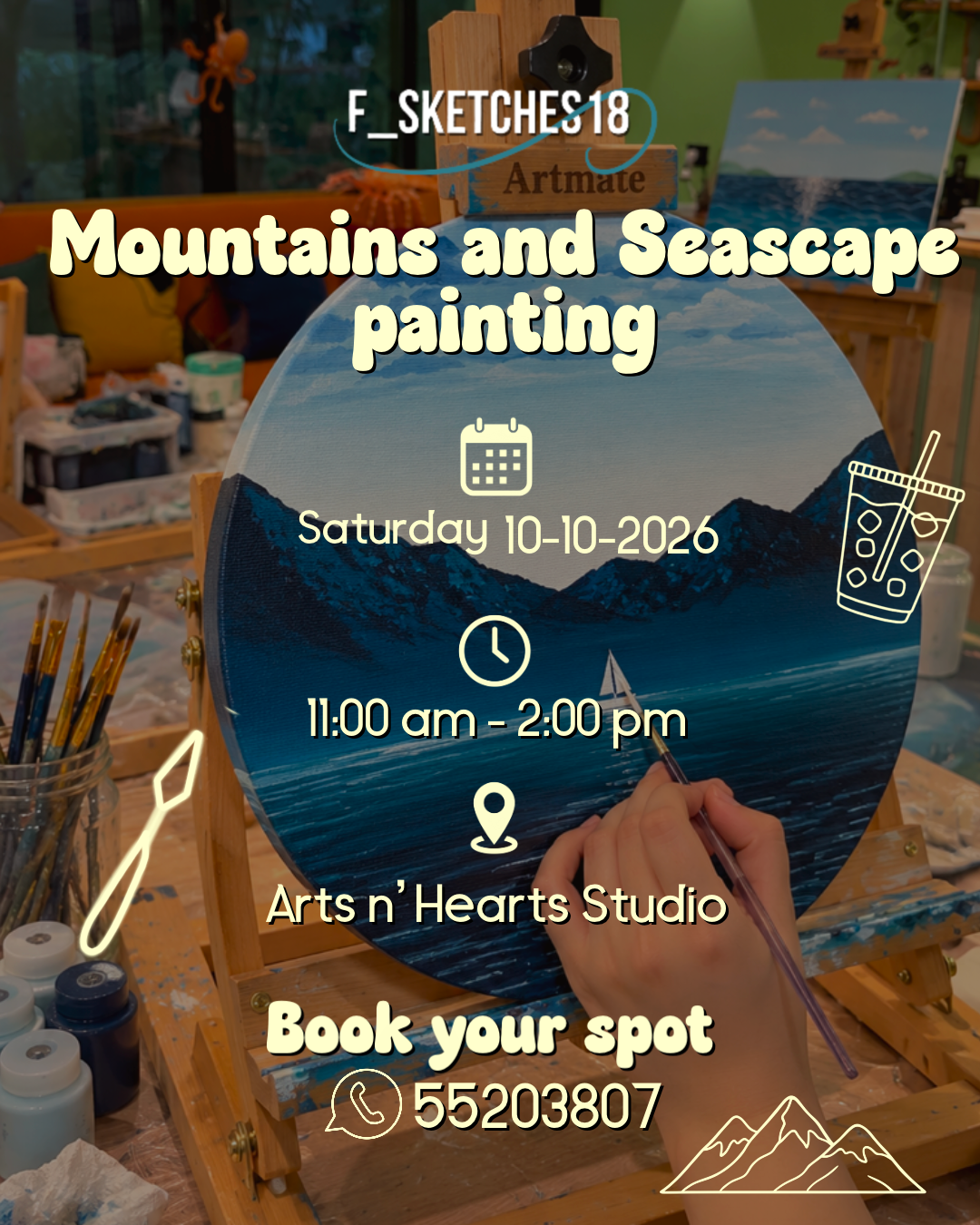Mountains & Seascape Painting Workshop
